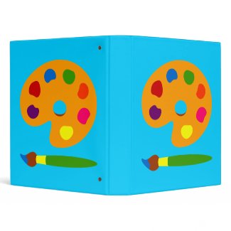 Paint Palette Art binder