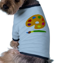 Paint Palette Art Pet Clothes