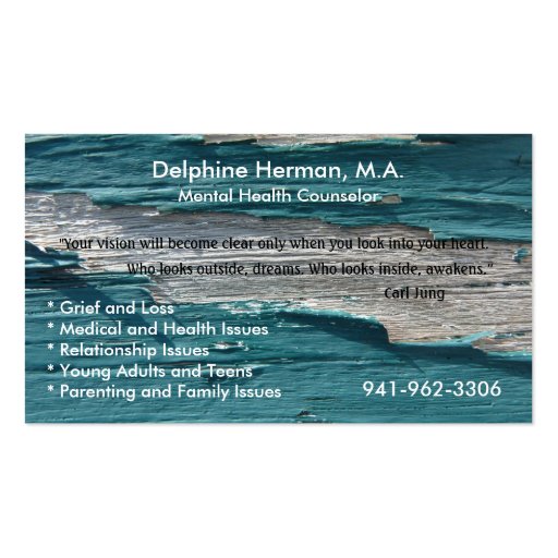 Paint Peel 3-8 Business Cards (front side)