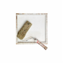 Paint roller in a box photo sculpture