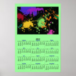 PAINT SPLASH 2012 Calendar Poster