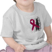 Paint Splash Design - Multiple Myeloma Survivor Tee Shirts