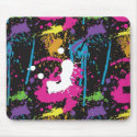 paint splash mouse pad mousepads