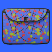 Paint splashes macbook sleeves