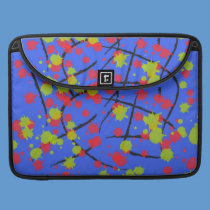 Paint splashes macbook sleeves