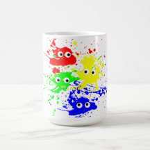 Paint splat mug