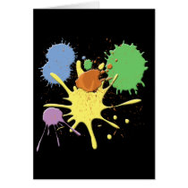 PAINT SPLATS  AND SPLATTERS CARDS