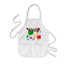 Paint Splats Personalized Kid's Apron