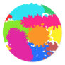 Paint Splats Round Stickers