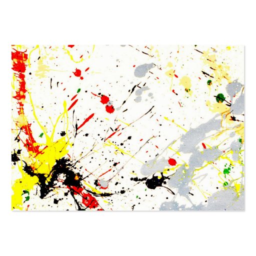 Paint Splatter Background (1) Business Card