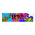 Paint Splatter bumper stickers by JuJuGarden Paint Splatter bumper stickers