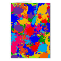 Paint Splatter cards