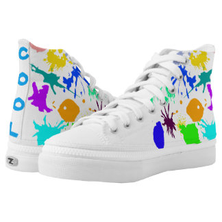 kyrie paint splatter shoes