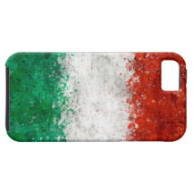 Paint Splatter Italian Flag iPhone 5 Cases