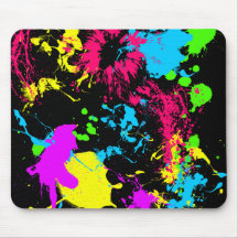 PAINT SPLATTER MOUSE PAD