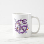 Paint Splatter Peace Signs Mug