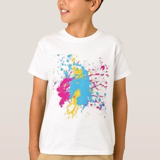 splat colors in t shirts