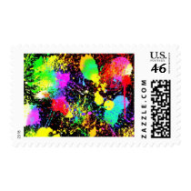 Paint splatters postage by prairiekittin Paint splatters postage