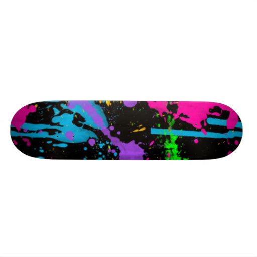 Paint Splatters Skateboard Pro