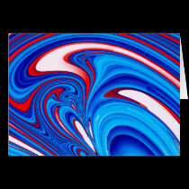 Paint Swirl Greeting Card cards