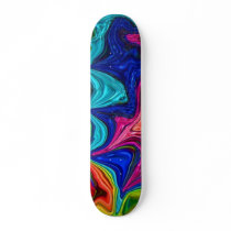 Paint Swirls Skateboard Decks