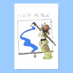 Paint the sky blue posters
