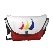 Paint-The-Wind Splashy Sails Courier Bag