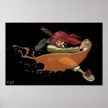 Paint throw poster