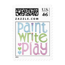 Paint Write Play Stamp