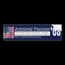 Paint your bumper with Painter bumper stickers