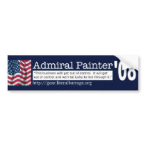 Paint your bumper with Painter bumper stickers
