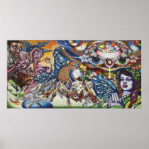 Paint Your Faith on Canvas Posters