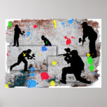 Paintball Battle Posters