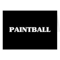 Paintball Greeting Card