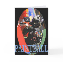 Paintball  Greeting card