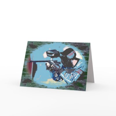 Paintball Greeting Cards by GreetingsCards
