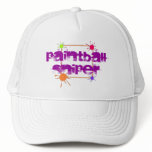 PAINTBALL HAT SNIPER PAINT SPLATTERS SPORT GAME