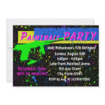 Paintball Invitation
