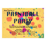 Paintball Party Invitation