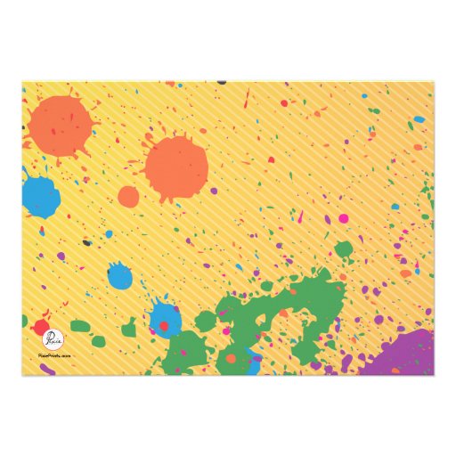 Paintball Party Invitation