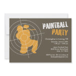 Paintball Party Invitations