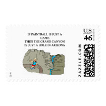 PAINTBALL player postage