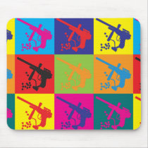 Paintball Pop Art Mouse Mats