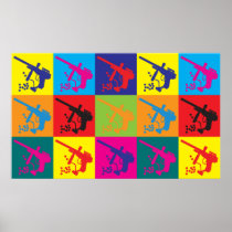 Paintball Pop Art Print