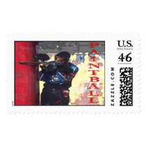 Paintball Postage Stamp by GreetingsCards Paintball Postage Stamp