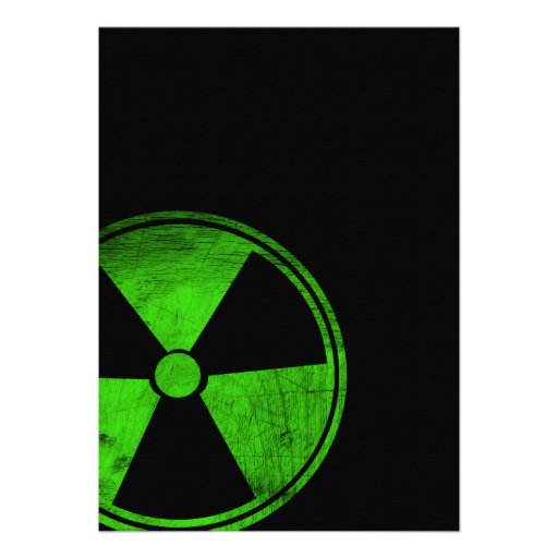 Paintball Radio Active Birthday Personalized Announcement