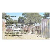 Paintball range business card template
