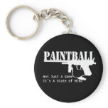 Paintball State of Mind Keychains