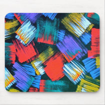 Paintbrush Abstract Mousepad