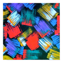 Paintbrush Abstract Poster or canvas posters